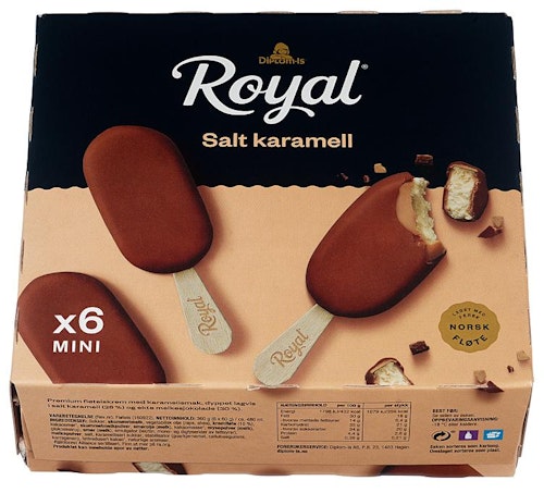 Royal Royal Salt Karamell Mini 6 stk