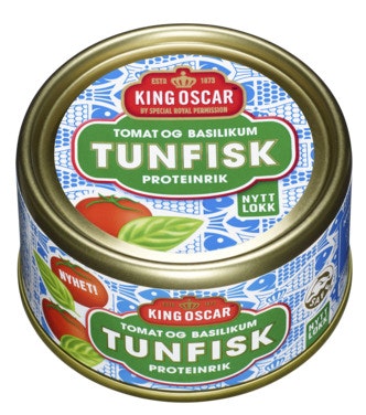 King Oscar Tunfisk med Tomat & Basilikum