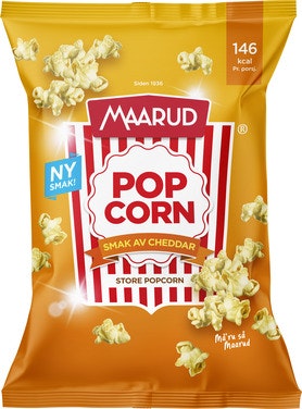 Bilde: © Maarud / Oda Maarud Poppet Popcorn Cheddar