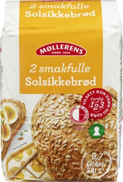 Bilde: © Møllerens / Oda Møllerens Solsikkebrød