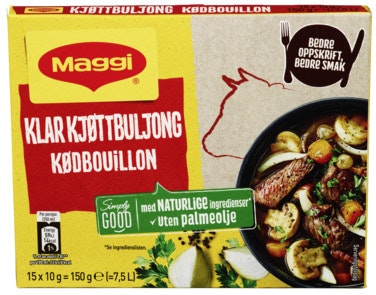 Bilde: © Maggi / Oda Maggi Klar kjøttbuljong Terninger