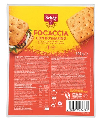 Bilde: © Schär / Oda Schär Focaccia med Rosmarin Glutenfri