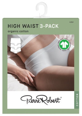 Bilde: © Pierre Robert / Oda Pierre Robert High Waistr-truser i bomull Hvit, str. L
