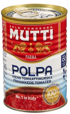 Bilde: © Mutti / Oda Mutti Knuste Tomater Polpa