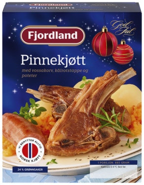 Fjordland Pinnekjøtt Med vossakorv, kålrotstappe og poteter