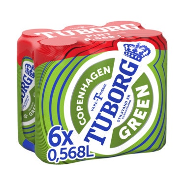 Bilde: © Tuborg / Oda Tuborg Tuborg Grøn Pint Boks, 6 x 0,568l