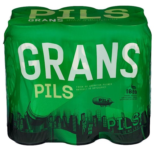 Grans Bryggeri Grans Pilsner 6 x 0,5l