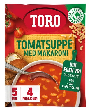 Bilde: © Toro / Oda Toro Tomatsuppe med Makaroni 119 g