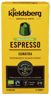 Bilde: © Kjeldsberg Kaffebrenneri / Oda Kjeldsberg Kaffebrenneri Kaffekapsel Espresso 57 gram