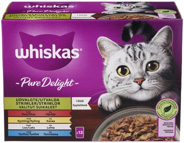 Whiskas Pure Delight Mixed Selection 1+ 12x85g