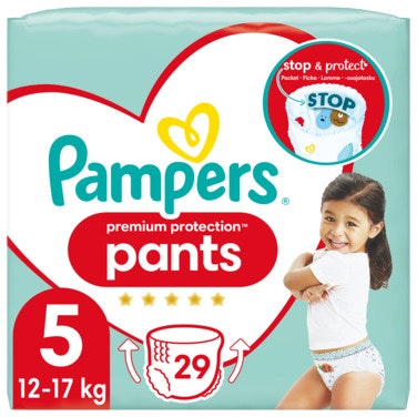 Bilde: © Pampers / Oda Pampers Bleie Premium Protection Pants Str. 5, 12-17kg