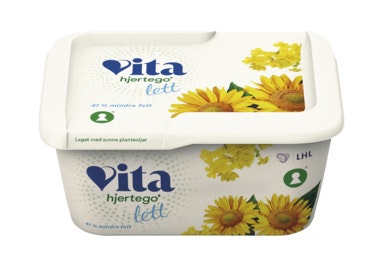 Vita Hjertego' Vita Hjertego' Lett Margarin 370 g