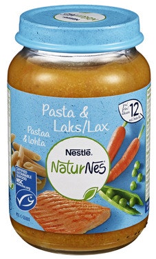 Nestlé Naturnes Pasta med Laks Fra 12 mnd