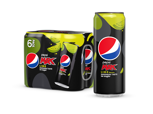Bilde: © PepsiCo / Oda PepsiCo Pepsi Max Lime 6 x 0,33l