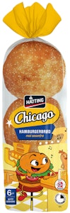 Hatting Chicago Hamburgerbrød 6 stk