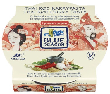 Bilde: © Blue Dragon / Oda Blue Dragon Red Curry Paste