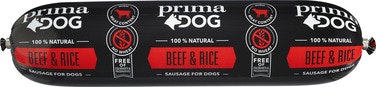 Bilde: © PrimaDog / Oda PrimaDog Hundepølse med biff