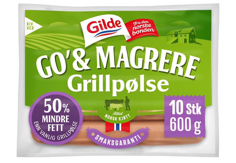 Gilde Go' & Magrere Grillpølse