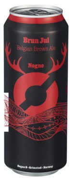 Bilde: © Nøgne Ø / Oda Nøgne Ø Nøgne Ø Brun Jul Belgian Brown Ale, 0,5 l