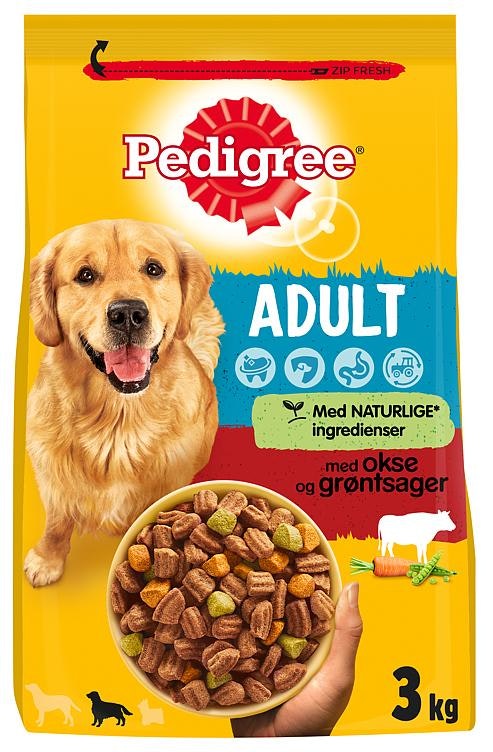 Pedigree Pedigree Adult Tørrfôr til Hunder Okse og Grønnsaker