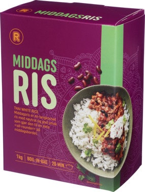 Bilde: © REMA 1000 / Oda REMA 1000 Middagsris Boil In Bag 8x125g