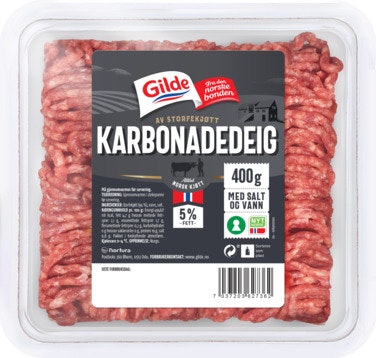 Bilde: © Gilde / Oda Gilde Karbonadedeig 5% fett
