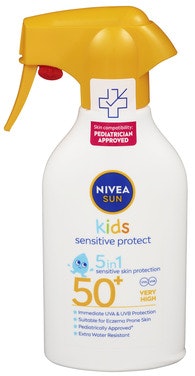 Bilde: © Nivea / Oda Nivea Nivea Sun Kids Sensitive Protect Spray, SPF 50