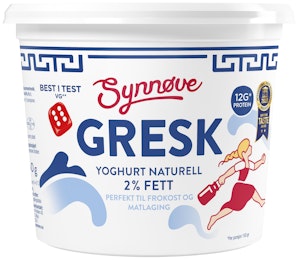 Synnøve Gresk Yoghurt Naturell
