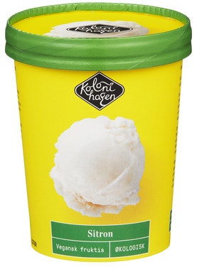 Sitronsorbet Økologisk, 0,5 l