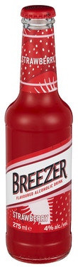 Bacardi Breezer Strawberry 0,275 l flaske