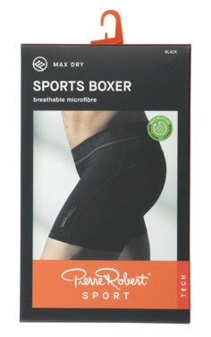 Sports Boxer Men Black, str. XL, 1 stk