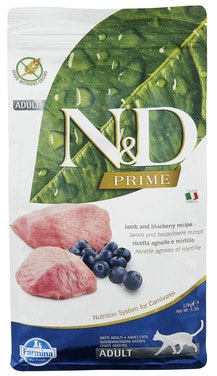 Bilde: © Farmina / Oda Farmina N&D Cat Prime Lamb & Blueberry Adult