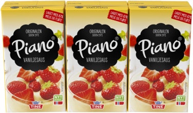 Bilde: © Tine / Oda Tine Piano Vaniljesaus 3pk