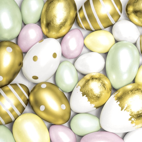 Bilde: © Duni / Oda Duni Påskeservietter Elegant Eggs 3 lag, 33x33 cm