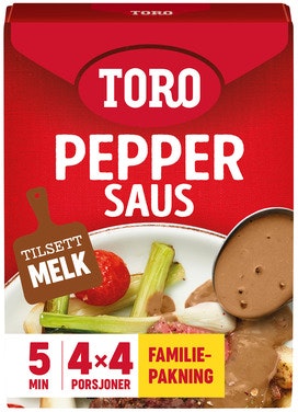 Bilde: © Toro / Oda Toro Peppersaus Økonomipakke, 4 poser