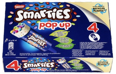 Bilde: © Diplom-Is / Oda Diplom-Is Smarties Pop Up 4stk