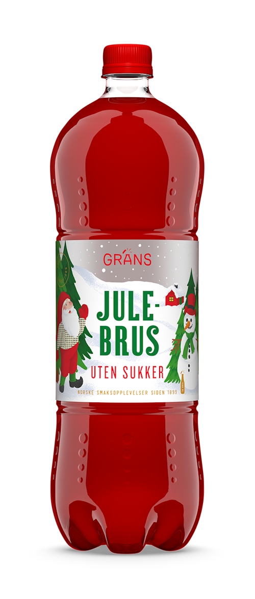 Bilde: © Grans Bryggeri / Oda Grans Bryggeri Julebrus X Uten Tilsatt Sukker