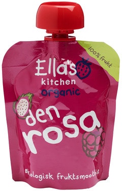 Bilde: © Ella's Kitchen / Oda Ella's Kitchen Den Rosa Smoothie Fra 6 mnd, Økologisk