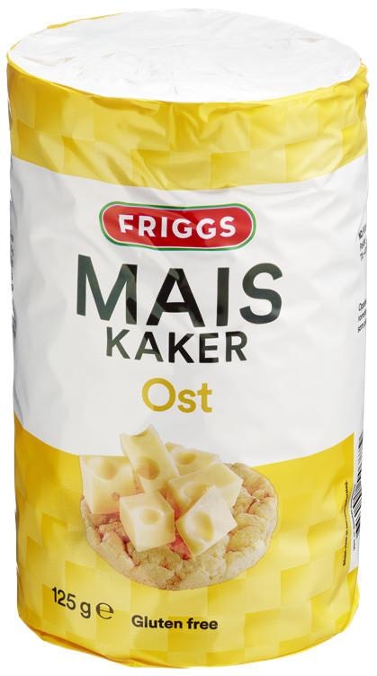 Friggs Maiskaker Ost 125 g