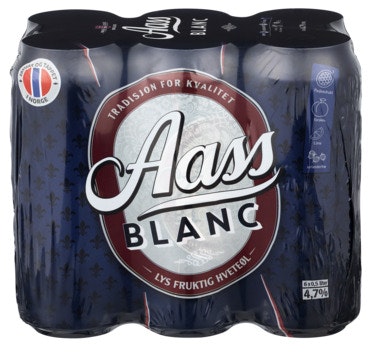 Bilde: © Aass Bryggeri / Oda Aass Bryggeri Aass Blanc 6 x 0,5l