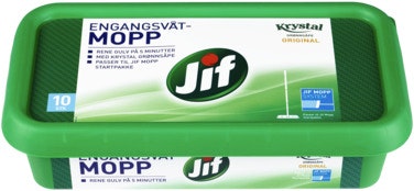 Bilde: © Jif / Oda Jif Engangsvåtmopp Krystal, 10 stk
