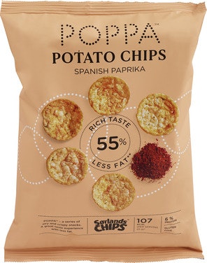 Bilde: © Sørlandschips / Oda Sørlandschips Poppa Spansk Paprika