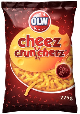 Bilde: © OLW / Oda OLW Cheez Cruncherz Flamin Hot