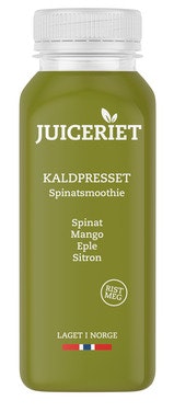 Juiceriet Kaldpresset Spinatsmoothie Spinat, Mango, Eple & Sitron