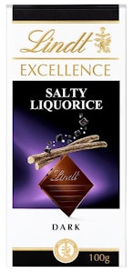 Lindt Excellence Salt Lakris Mørk Sjokolade