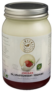 Bilde: © Rawsome / Oda Rawsome Upasteurisert Rå Jordbæryoghurt 200 g