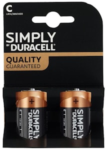 Duracell Batteri Simply C
