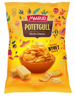 Maarud Potetgull Nacho Cheese