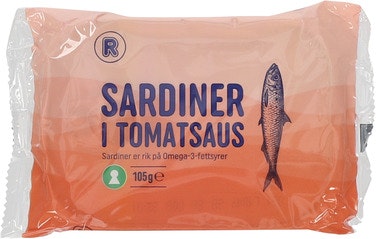 Bilde: © REMA 1000 / Oda REMA 1000 Sardiner I Tomatsaus