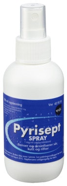 Bilde: © Weifa / Oda Weifa Pyrisept Oppløsningspray 1mg/ml
